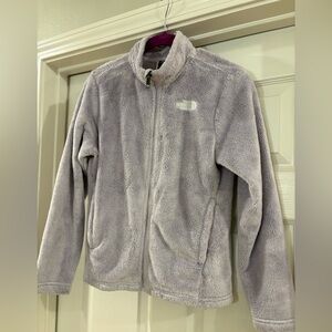 The North Face Girl’s Osito Fleece jacket Light Purple Lavender Size 12